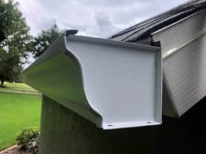 k-style gutters are easy to install on your florida home