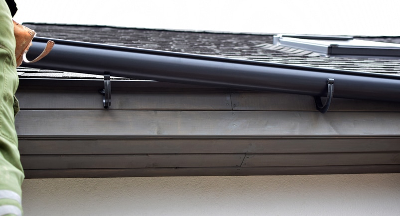 gutter guards will allow for less overall maintenance on your home